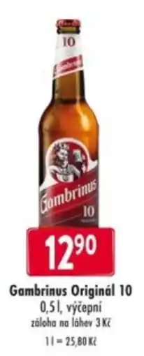 Qanto Gambrinus Original 10 nabídka