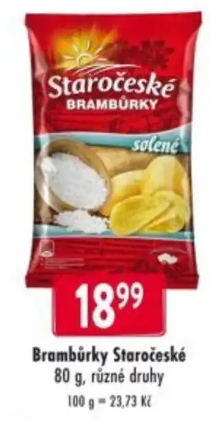 Staročeské brambůrky solené