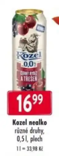 Qanto Kozel nealko nabídka