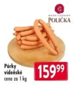 Qanto Polička párky vídeňské nabídka