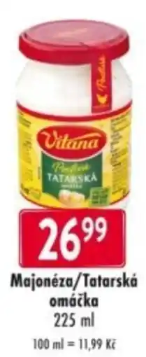 Qanto Vitana Majonéza/Tatarská omáčka nabídka