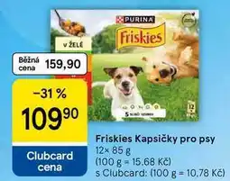 Tesco Friskies Kapsičky pro psy, 12× nabídka