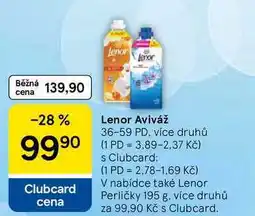 Tesco Lenor Aviváž, 36-59 PD, více druhů nabídka