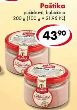CBA Paštika nabídka