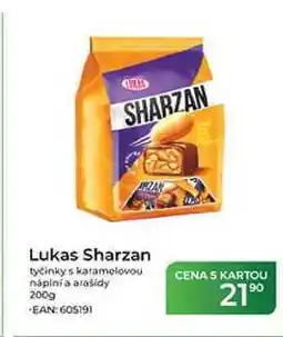 Tamda Foods Lukas Sharzan tyčinky s karamelovou náplní a arašídy nabídka