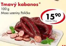 CBA Tmavý kabanos nabídka