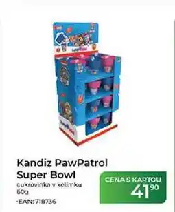Tamda Foods Kandiz PawPatrol Super Bowl cukrovinka v kelímku nabídka