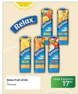 Tamda Foods Relax fruit drink nabídka