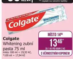 Teta Colgate Whitening zubní pasta nabídka