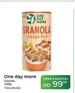 Tamda Foods One day more Granola nabídka