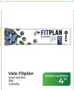 Tamda Foods Vale Fitplan müsli tyčinka nabídka