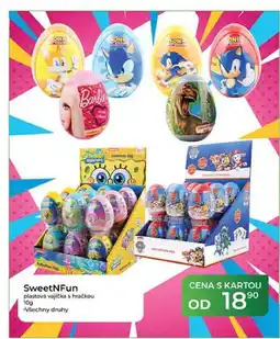 Tamda Foods SweetNFun plastová vajíčka s hračkou nabídka