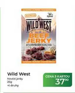 Tamda Foods Wild West hovězí jerky nabídka