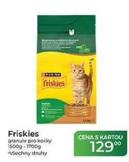Tamda Foods Friskies granule pro kočky 1500g-1700g nabídka