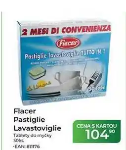Tamda Foods Flacer Pastiglie Lavastoviglie Tablety do myčky 50ks nabídka
