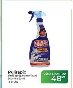 Tamda Foods Pulirapid čistič sprej, odmašťovac 500ml, 650ml nabídka
