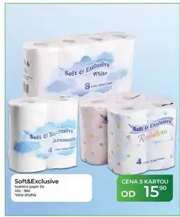 Tamda Foods Soft&Exclusive toaletni papir 2V 4ks-8ks nabídka