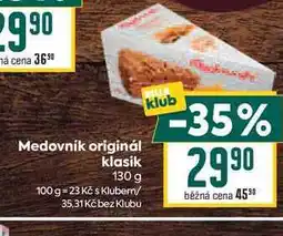 Billa Medovník originál klasik nabídka
