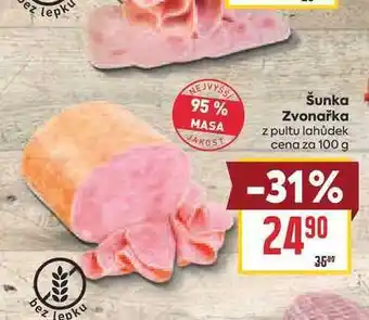 Billa Šunka Zvonařka z pultu lahůdek cena za nabídka
