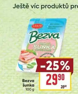 Billa Bezva šunka nabídka
