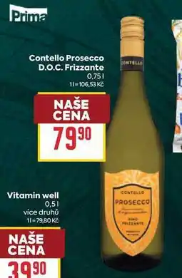 Billa Contello Prosecco D.O.C. Frizzante nabídka