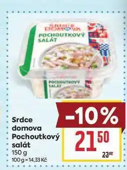 Billa Srdce domova Pochoutkový salát nabídka
