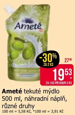 Teta Ameté tekuté mýdlo nabídka