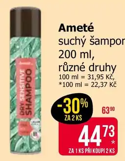 Teta Ameté suchý šampon nabídka