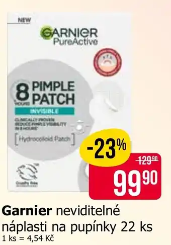 Garnier neviditelné náplasti na pupínky