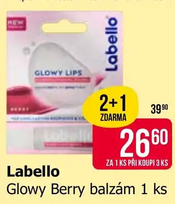 Labello Glowy Berry balzám