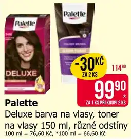 Teta Palette Deluxe barva na vlasy, toner na vlasy nabídka