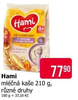 Teta Hami mléčná kaše nabídka