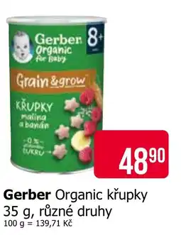 Teta Gerber Organic křupky nabídka