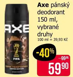 Teta Axe pánský deodorant nabídka