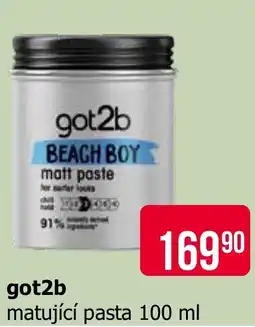 Teta got2b matující pasta nabídka