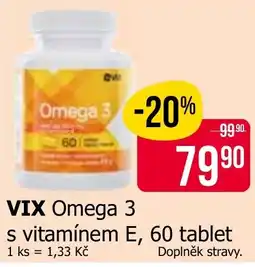 Teta Vix omega 3 s vitamíny e nabídka