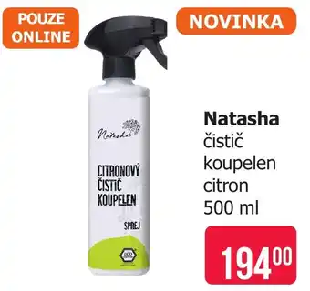 Natasha čistič koupelen citron