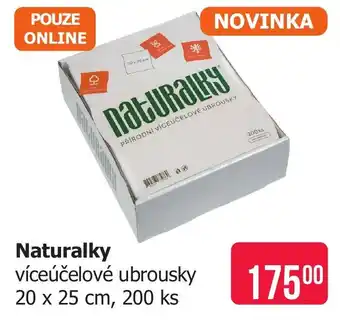 Naturalky víceúčelové ubrousky