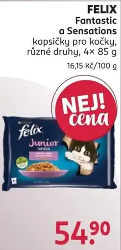 Rossmann Felix a Sensations kapsičky pro kočky nabídka