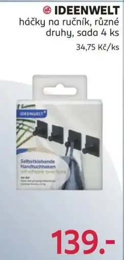 Rossmann Ideenwelt háčky na ručník nabídka