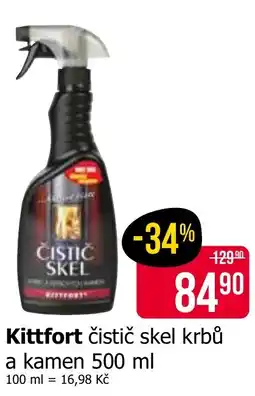 Teta Kittfort čistič skel krbů a kamen nabídka