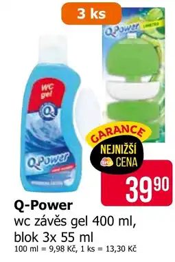 Teta Q-Power wc závěs gel nabídka