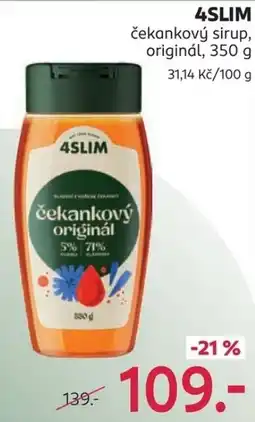 Rossmann 4slim čekankový sirup originál nabídka