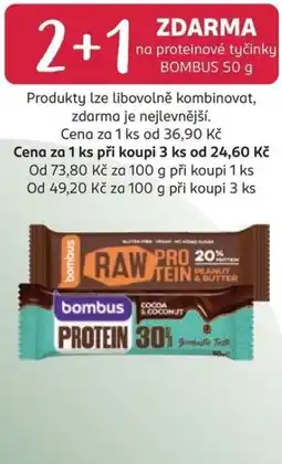 Rossmann bombus proteinové tyčinky nabídka