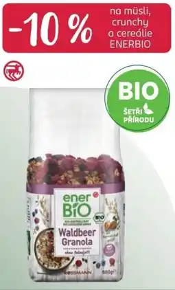 Rossmann Na müsli, crunchy a cereálie Enerbio nabídka