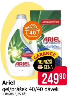 Teta Ariel gel/prášek nabídka