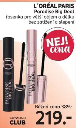 Rossmann L'Oréal Paris Paradise Big Deal nabídka