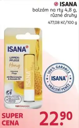 Rossmann Isana balzám na rty nabídka