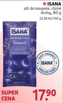 Rossmann Isana badekristalle traumzeit nabídka