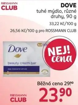 Rossmann Dove beauty cream bar nabídka